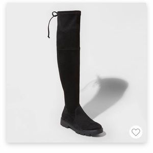 Women’s wide calf over the knee boots faux suede